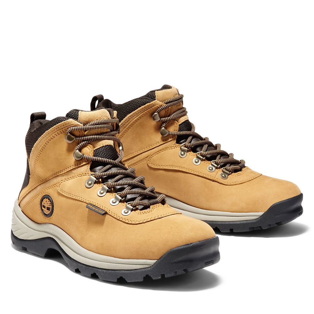 Bocanci De Drumeție Timberland Barbati Maro/Negrii - White Ledge Mid Waterproof - Romania - YZLKNB26